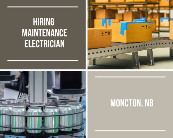 Maintenance Electrician - Moncton, NB (1522911)