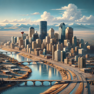 create a realistic picture of Calgary