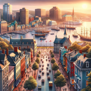 create a realistic picture of Halifax