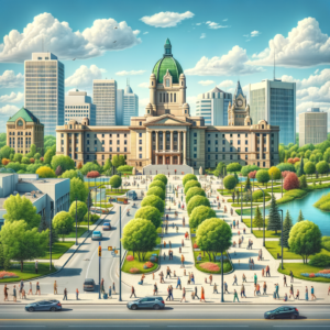 create a realistic picture of Regina city, Saskatchewan