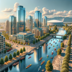 create a realistic picture of Richmond, Canada