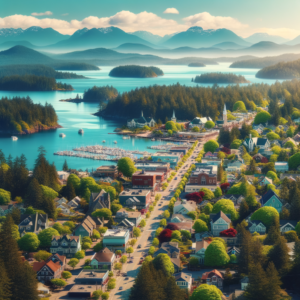 create a realistic picture of Saanich, BC