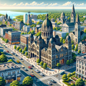 create a realistic picture of St. Catharines