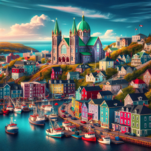 create a realistic picture of St. John's, NL