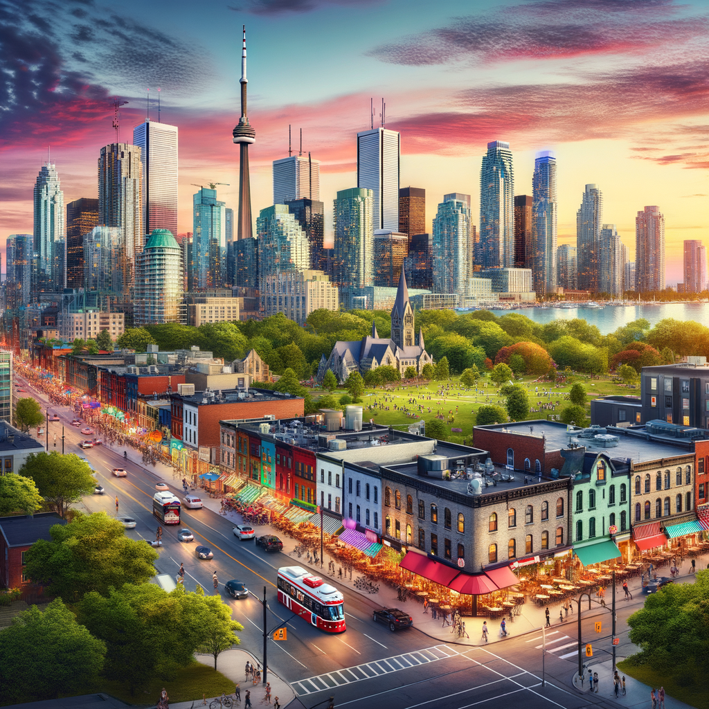 Créez une image réaliste de Toronto